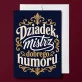 Kartka z Życzeniami Dla Dziadka Na Dzień Dziadka Dla Mężczyzny: Ornamentalny Dziadek Kartka z Życzeniami Dla Dziadka Na Dzień Dziadka Dla Mężczyzny: Ornamentalny Dziadek