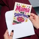 Kartka z Życzeniami Dla Mamy Na Dzień Mamy Dla Kobiety: Mama Superbohaterka Kartka z Życzeniami Dla Mamy Na Dzień Mamy Dla Kobiety: Mama Superbohaterka
