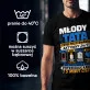 Koszulka Męska Dla Młodego Taty Prezent Na Dzień Ojca Dla Mężczyzny: Młody Tata