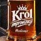Kufel Personalizowany Na Dzień Taty Prezent Dla Taty Mężczyzny: Król Improwizacji Kufel Personalizowany Na Dzień Taty Prezent Dla Taty Mężczyzny: Król Improwizacji