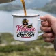 Kubek Emaliowany Na Urodziny Prezent Dla Kobiety: Kobiecy Poranny Chaos Kubek Emaliowany Na Urodziny Prezent Dla Kobiety: Kobiecy Poranny Chaos