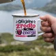Kubek Emaliowany Dla Ukochanej Prezent Na Walentynki Dla Kobiety: Kawowa Energia Miłości
