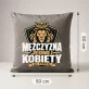 Poduszka Dekoracyjna Na Rocznicę Związku Prezent Na Walentynki Dla Mężczyzny: Mężczyzna Jednej Kobiety