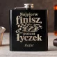 Piersiówka Z Grawerem Dla Fana Formuły 1 Prezent Dla Mężczyzny: Najpierw Finisz, Potem Łyczek
