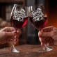 Dwa Kieliszki Do Wina Na Ślub Prezent Dla Pary Młodej Pary: Kapitańskie Serca Dwa Kieliszki Do Wina Na Ślub Prezent Dla Pary Młodej Pary: Kapitańskie Serca