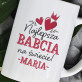 Najlepsza babcia serca - kubek personalizowany
