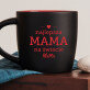 Najlepsza mama - Czarny kubek ceramiczny Najlepsza mama - Czarny kubek ceramiczny