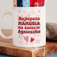 Najlepsza mamusia na świecie - Zimowe skarpetki w kubku