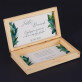 Najlepsze życzenia w dniu waszego ślubu - Drewniane pudełko na pieniądze