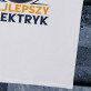 Najlepszy elektryk - Koszulka męska z nadrukiem