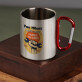 Najlepszy fachowiec - Kubek metalowy z karabińczykiem