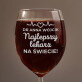 Najlepszy lekarz - Grawerowany Kieliszek do wina
