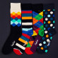 Najlepszy mąż - Happy Socks - Dots - Zestaw 4 par skarpet męskich