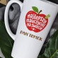 Najlepszy nauczyciel jabłko - Personalizowany Kubek
