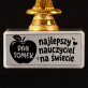 Najlepszy nauczyciel jabłko - Statuetka