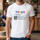 Najlepszy tata google - Koszulka męska z nadrukiem