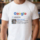 Najlepszy tata google - Koszulka męska z nadrukiem