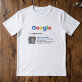 Najlepszy tata google - Koszulka męska z nadrukiem