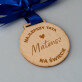 Najlepszy tata na świecie - Drewniany medal
