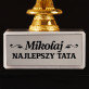 Najlepszy tata ornamenty - Statuetka