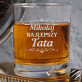 Najlepszy tata ornamenty - Szklanka do whisky Najlepszy tata ornamenty - Szklanka do whisky