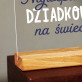 Najwspanialsi dziadkowie - Wydruk na szkle akrylowym z podstawką