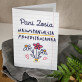 Najwspanialsza przedszkolanka rysunek - kartka z życzeniami