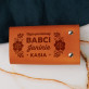 Najwspanialszej babci - Skórzane etui na klucze