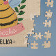 Najzdolniejsza córeczka - Puzzle magnetyczne
