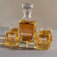 Napełnij - Zestaw Grawerowana Karafka I Szklanki Do Whisky Napełnij - Zestaw Grawerowana Karafka I Szklanki Do Whisky