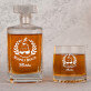  napój boga - Zestaw Grawerowana Karafka 0,7 i Szklanki Do Whisky