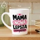 Kubek Z Nadrukiem Dla Świeżo Upieczonej Mamy Prezent Na Dzień Mamy Dla Kobiety: Mama Nowa Lepsza Niewyspana Kubek Z Nadrukiem Dla Świeżo Upieczonej Mamy Prezent Na Dzień Mamy Dla Kobiety: Mama Nowa Lepsza Niewyspana