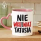 Kubek Z Nadrukiem Dla Taty Prezent Na Dzień Ojca Dla Mężczyzny: Ostrzeżenie Od Tatusia Kubek Z Nadrukiem Dla Taty Prezent Na Dzień Ojca Dla Mężczyzny: Ostrzeżenie Od Tatusia