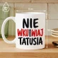 Kubek Z Nadrukiem Dla Taty Prezent Na Dzień Ojca Dla Mężczyzny: Ostrzeżenie Od Tatusia Kubek Z Nadrukiem Dla Taty Prezent Na Dzień Ojca Dla Mężczyzny: Ostrzeżenie Od Tatusia