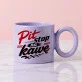 Kubek Z Okrągłym Uchem Dla Fana F1 Prezent Dla Mężczyzny: Pit Stop Porannej Kawy Kubek Z Okrągłym Uchem Dla Fana F1 Prezent Dla Mężczyzny: Pit Stop Porannej Kawy