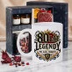 Zestaw Prezenowy Z Kubkiem Na 80 Urodziny: Legenda Zestaw Prezenowy Z Kubkiem Na 80 Urodziny: Legenda