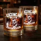 Szklanka Do Whisky Na Dzień Mężczyzny Prezent Dla Mężczyzny: Licencja Na Łyk Szklanka Do Whisky Na Dzień Mężczyzny Prezent Dla Mężczyzny: Licencja Na Łyk