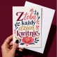 Kartka z Życzeniami Na Święta Wielkanocne Dla Kobiety: Wiosenne Kwitnienie Uczuć