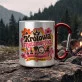 Kubek Metalowy z Karabińczykiem Dla Kosmetyczki Prezent Dla Kobiety: Retro Metamorfozy