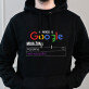 Nie potrzebuję google - Bluza męska czarna z kapturem