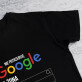 Nie potrzebuję google - Czarna koszulka męska