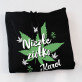 Niezłe ziółko - Bluza męska czarna z kapturem