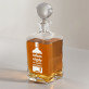 Nigdy nie wylewa - grawerowana karafka do whisky