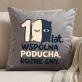 Poduszka Dekoracyjna Na 10 Rocznicę Ślubu Prezent Dla Pary: 10 Lat - Wspólna Poducha Poduszka Dekoracyjna Na 10 Rocznicę Ślubu Prezent Dla Pary: 10 Lat - Wspólna Poducha