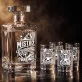 Zestaw Do Wódki z Grawerem Na Święta Bożego Narodzenia Prezent: Męska Elegancja