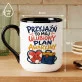 Kubek Z Nadrukiem Dla Przyjaciela Prezent Dla Mężczyzny: Plan Awaryjny Kubek Z Nadrukiem Dla Przyjaciela Prezent Dla Mężczyzny: Plan Awaryjny