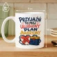 Kubek Z Nadrukiem Dla Przyjaciela Prezent Dla Mężczyzny: Plan Awaryjny Kubek Z Nadrukiem Dla Przyjaciela Prezent Dla Mężczyzny: Plan Awaryjny