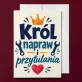 Kartka z Życzeniami Na Dzień Ojca Dla Taty Mężczyzny: Tatowy Luz Typograficzny