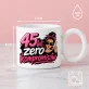 Kubek Z Okrągłym Uchem Dla 45 Latki Prezent Na 45 Urodziny Dla Kobiety: Elegancka Zabawa