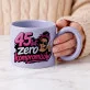 Kubek Z Okrągłym Uchem Dla 45 Latki Prezent Na 45 Urodziny Dla Kobiety: Elegancka Zabawa